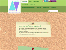 Tablet Screenshot of bipolarscotland.org.uk